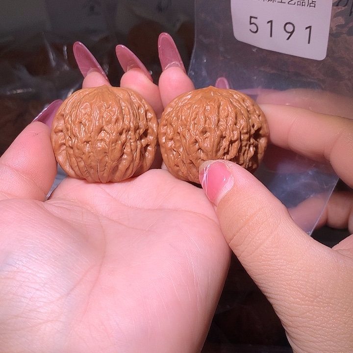 文玩核桃把件铁锤41➕微修