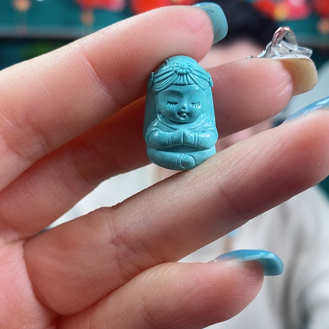 绿松石珠宝奇石未镶嵌