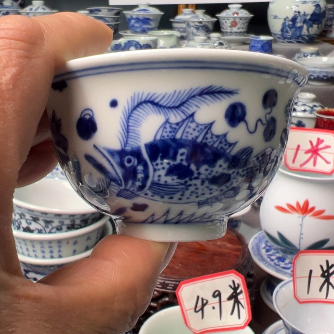 摆件景德镇青花瓷器