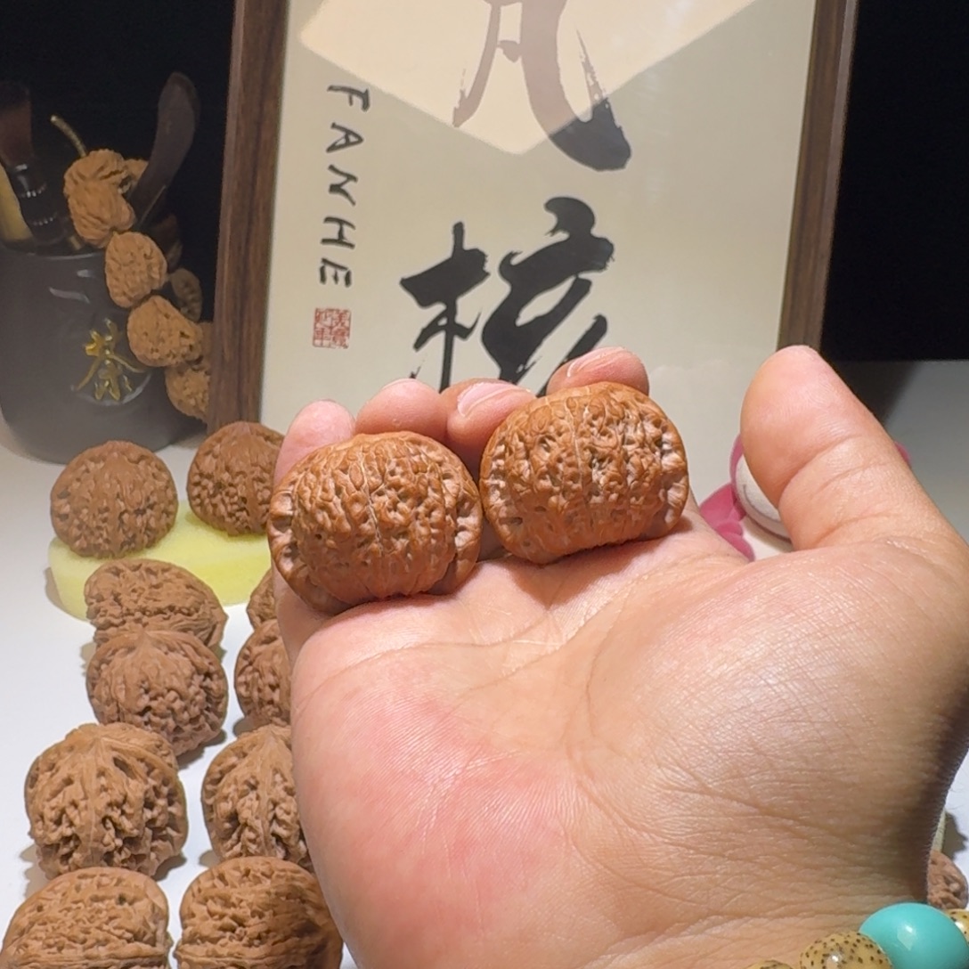 i***玩吊坠文玩核桃37尺寸血麒麟