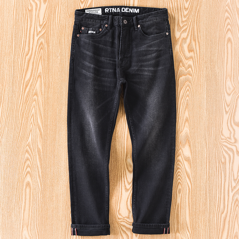 【成哥工装】赤耳单宁牛仔裤男038款小直筒修身版型高端面料裤子男