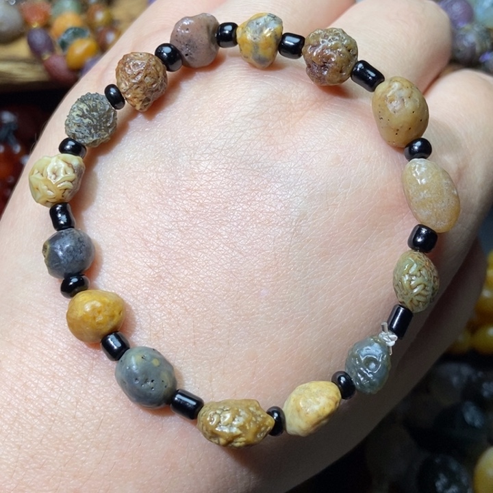 玛瑙/玉髓合金手链