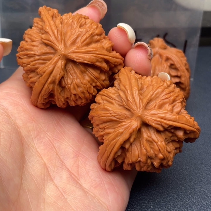 正***的吊坠文玩核桃白狮子