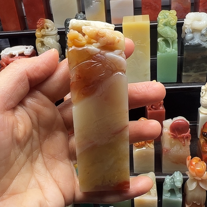 印石寿山石寿山石手工雕刻