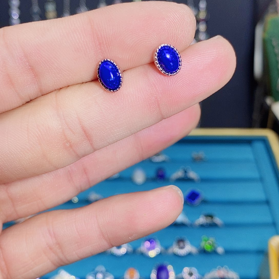 紫晶珠宝半成品银S925镶嵌