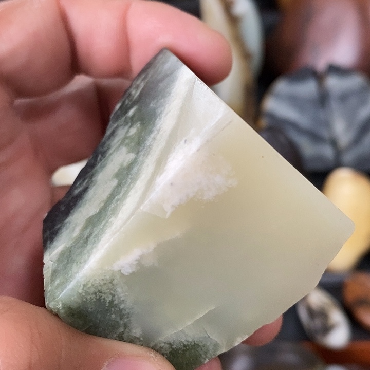 G***s和田玉未镶嵌挂件