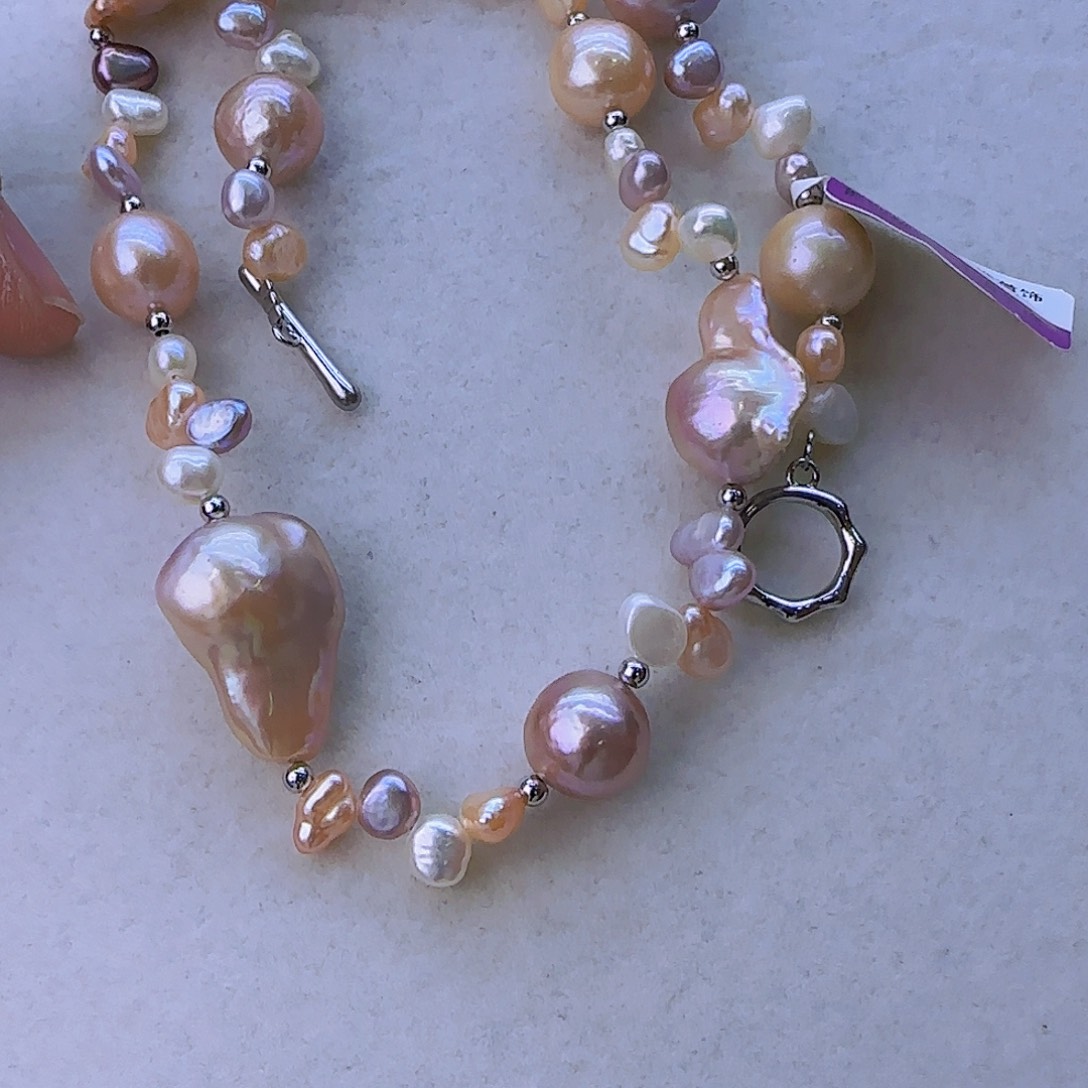 未镶嵌淡水珍珠项链定制413