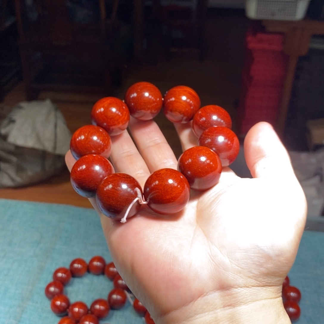 小叶紫檀手串/手链多样性发其一小叶紫檀2.5鸡血