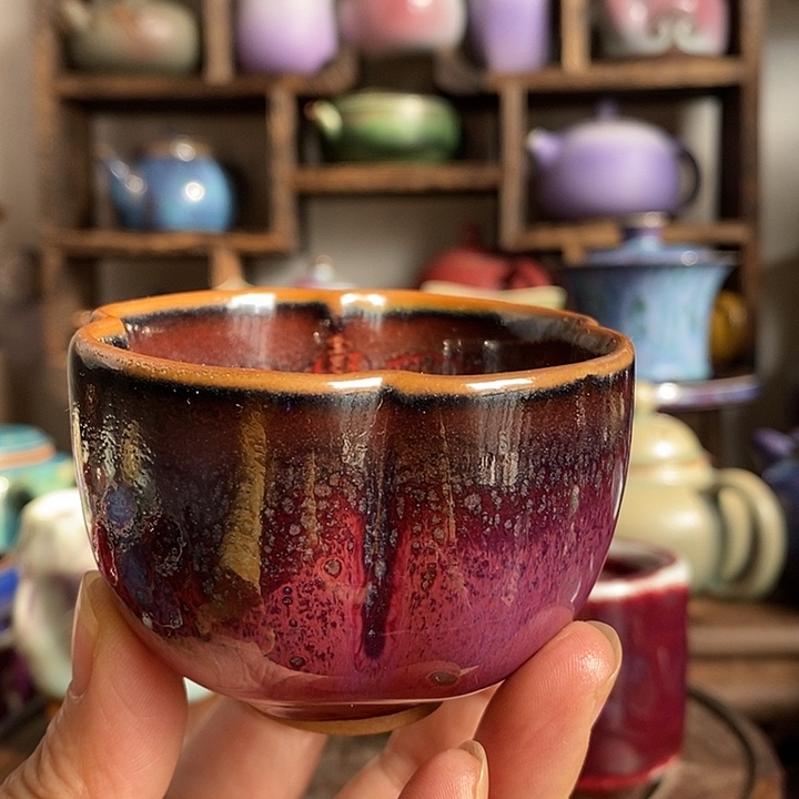 中国神后钧瓷茶具