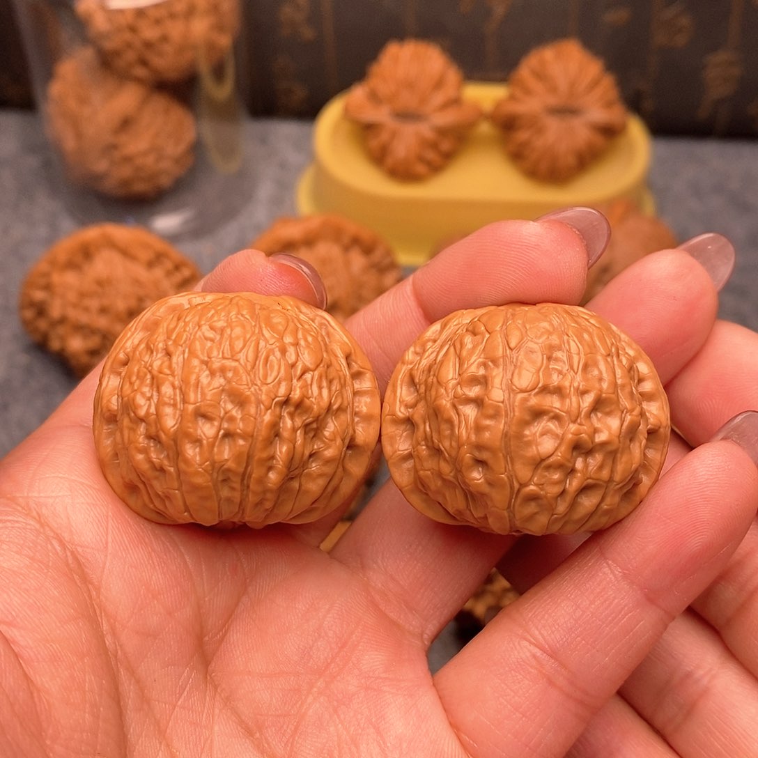 文玩核桃把件而*精品乾隆磨全35.5