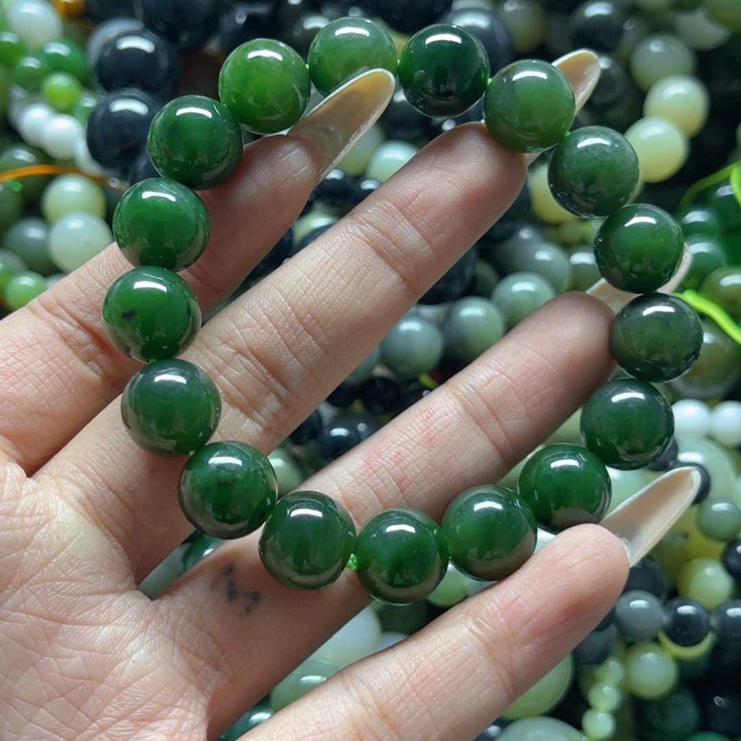 和田玉手链未镶嵌善*