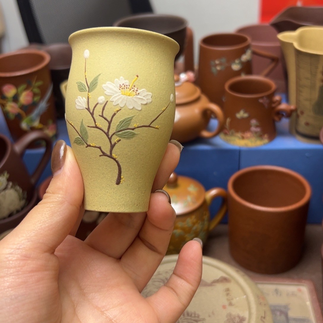 紫砂茶杯紫砂主人杯