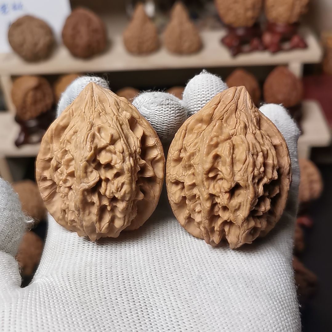 核桃文玩核桃高端小众大沽石5边肚高43/44-44/45-54/55