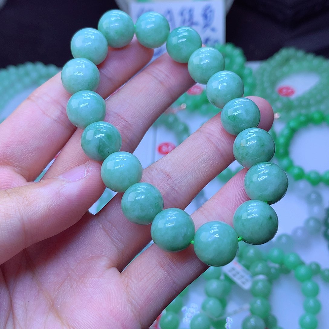 翡翠毛衣链未镶嵌卡12