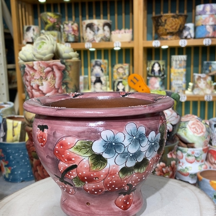 红陶景德镇艺术手绘作品