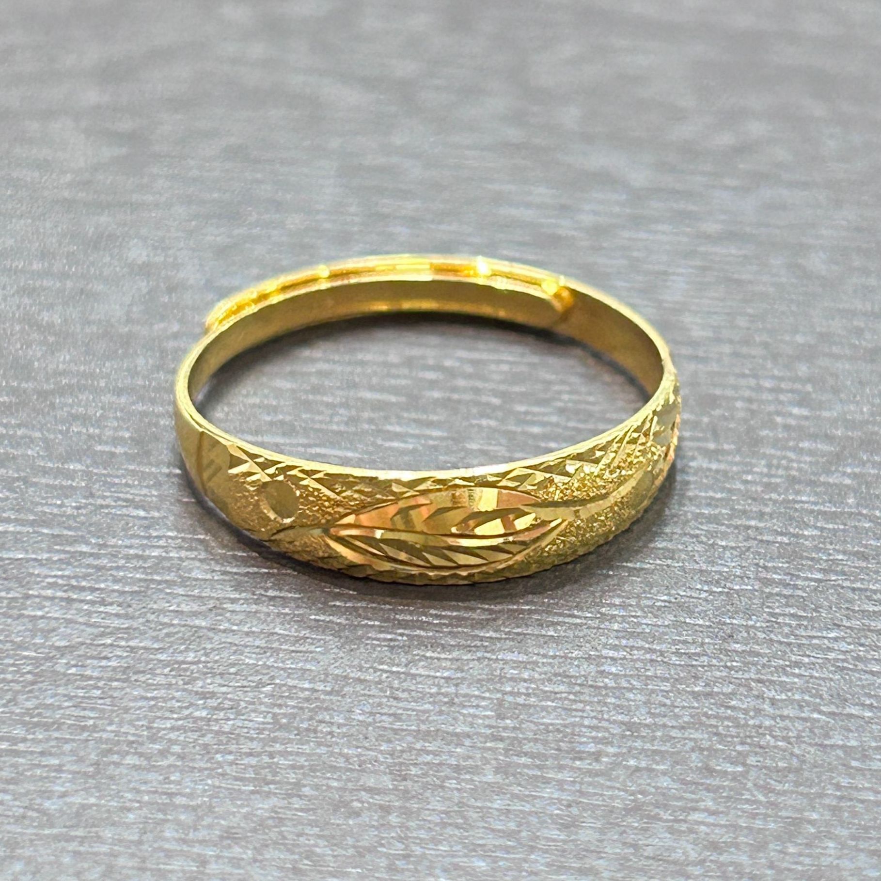 【木子专享】足金999投资金攒黄金一叶暴富戒ZBHJJ499克重多退少补