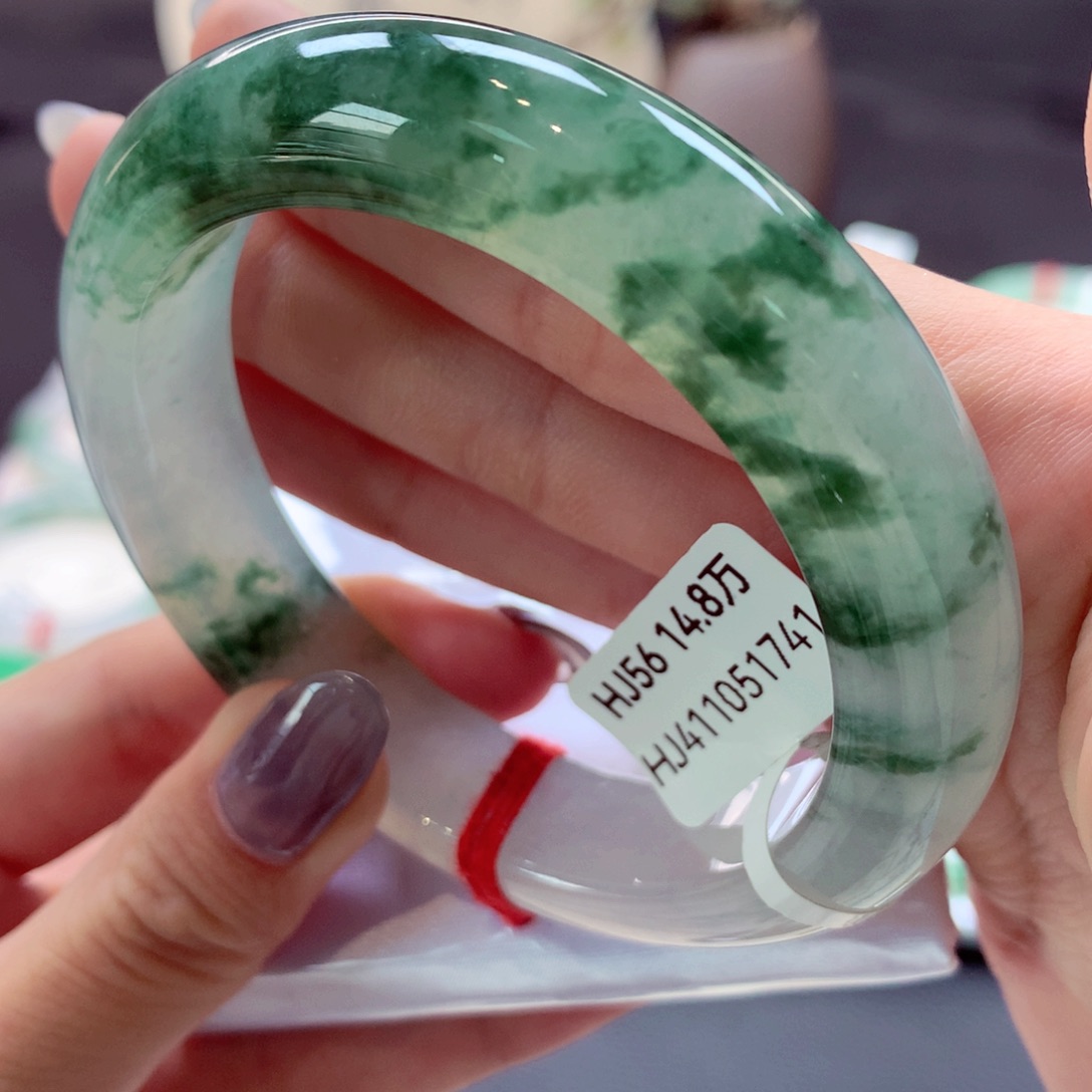 翡翠手镯未镶嵌正圈33（42号）