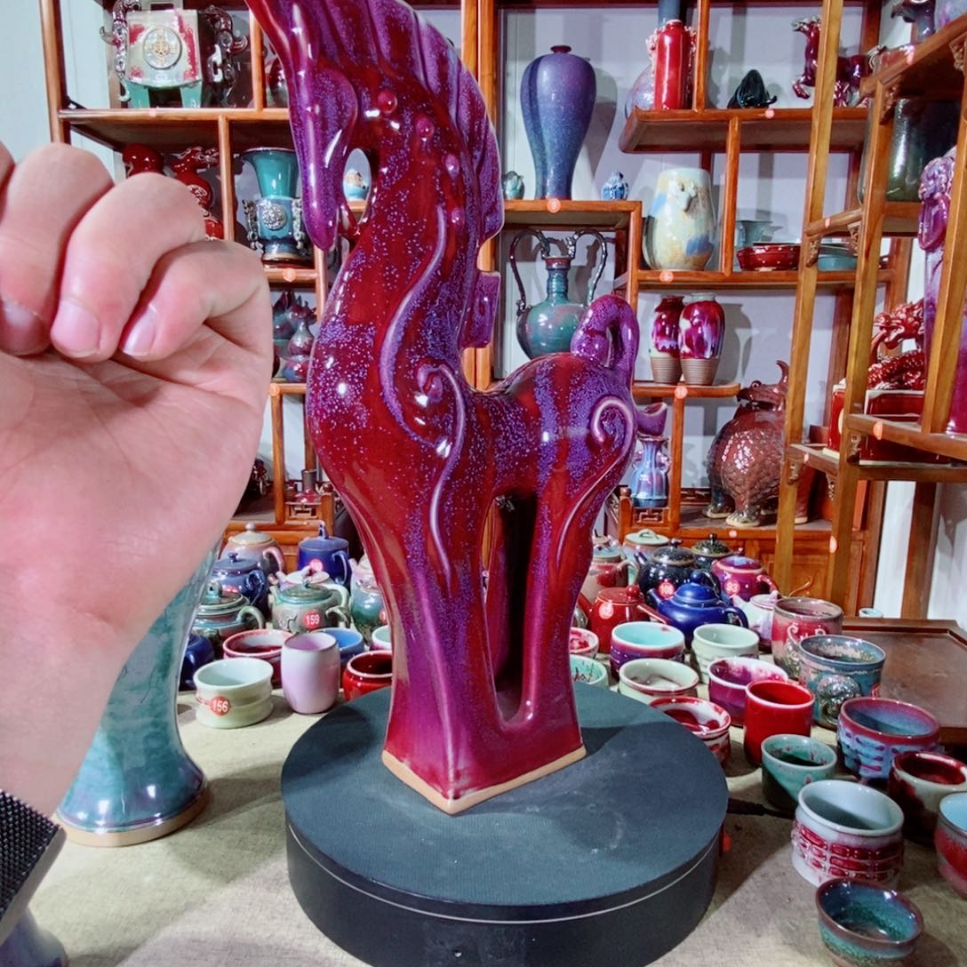 摆件神垕镇原产地钧瓷！