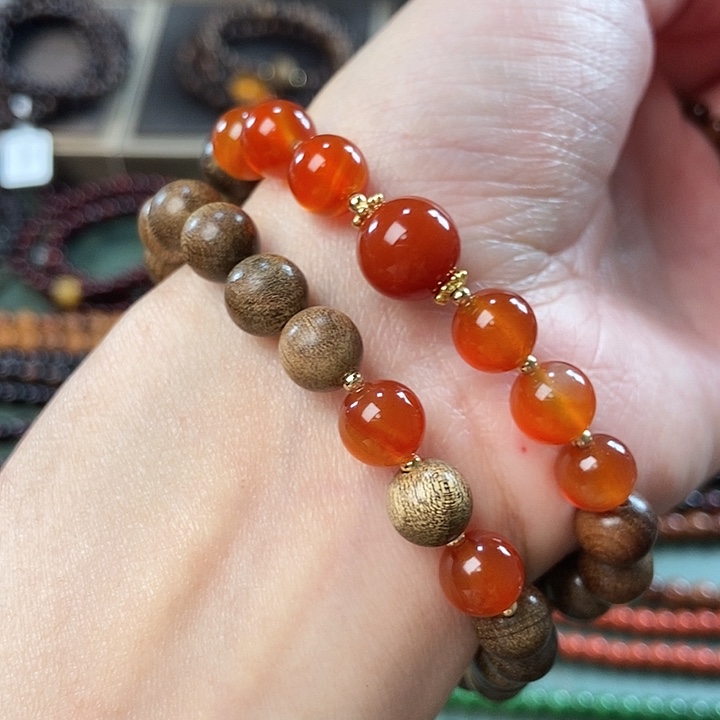 金丝楠手串未镶嵌金丝楠