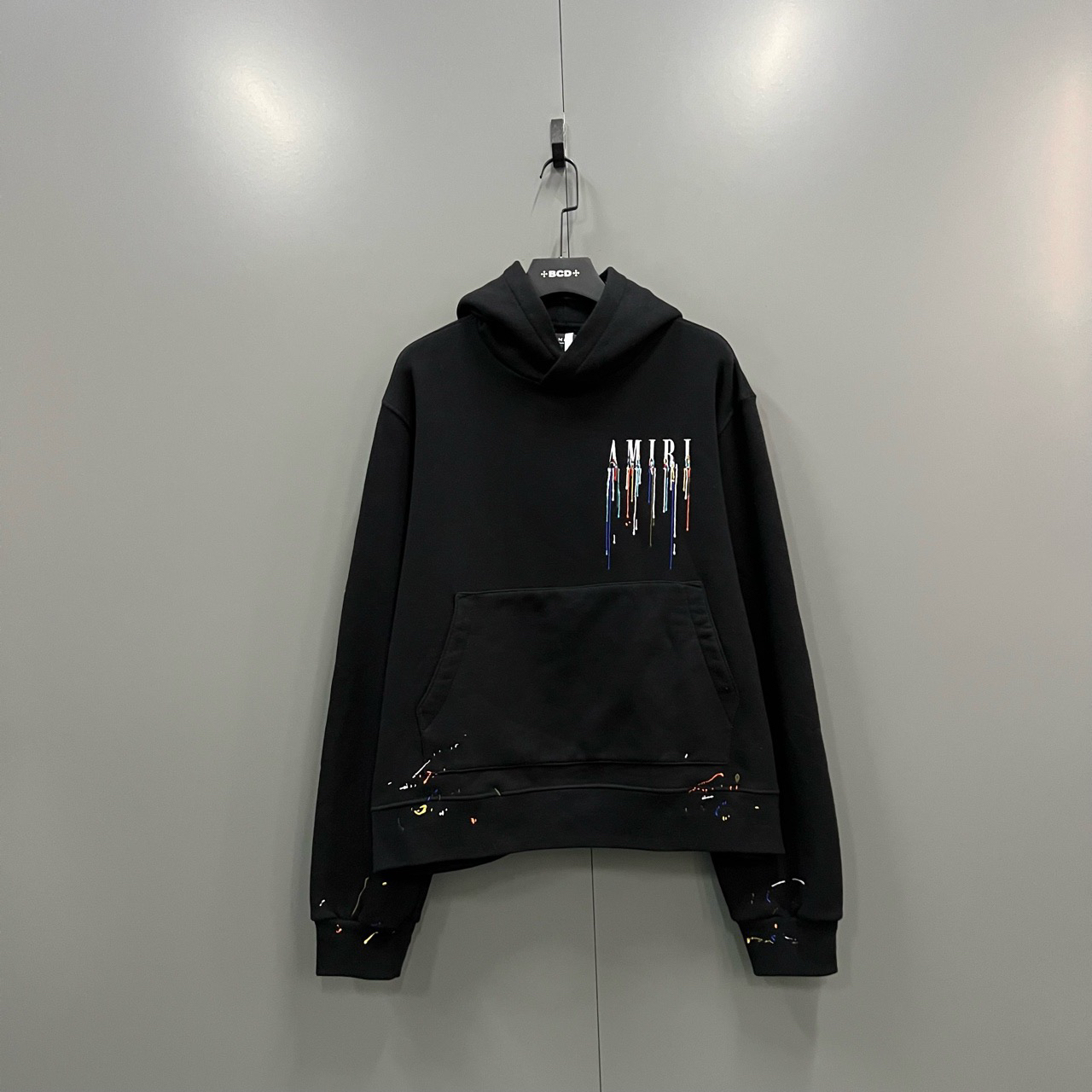 （jp）113 AMIRI 泼墨logo刺绣帽衫 XL码/98新/7400/无配件