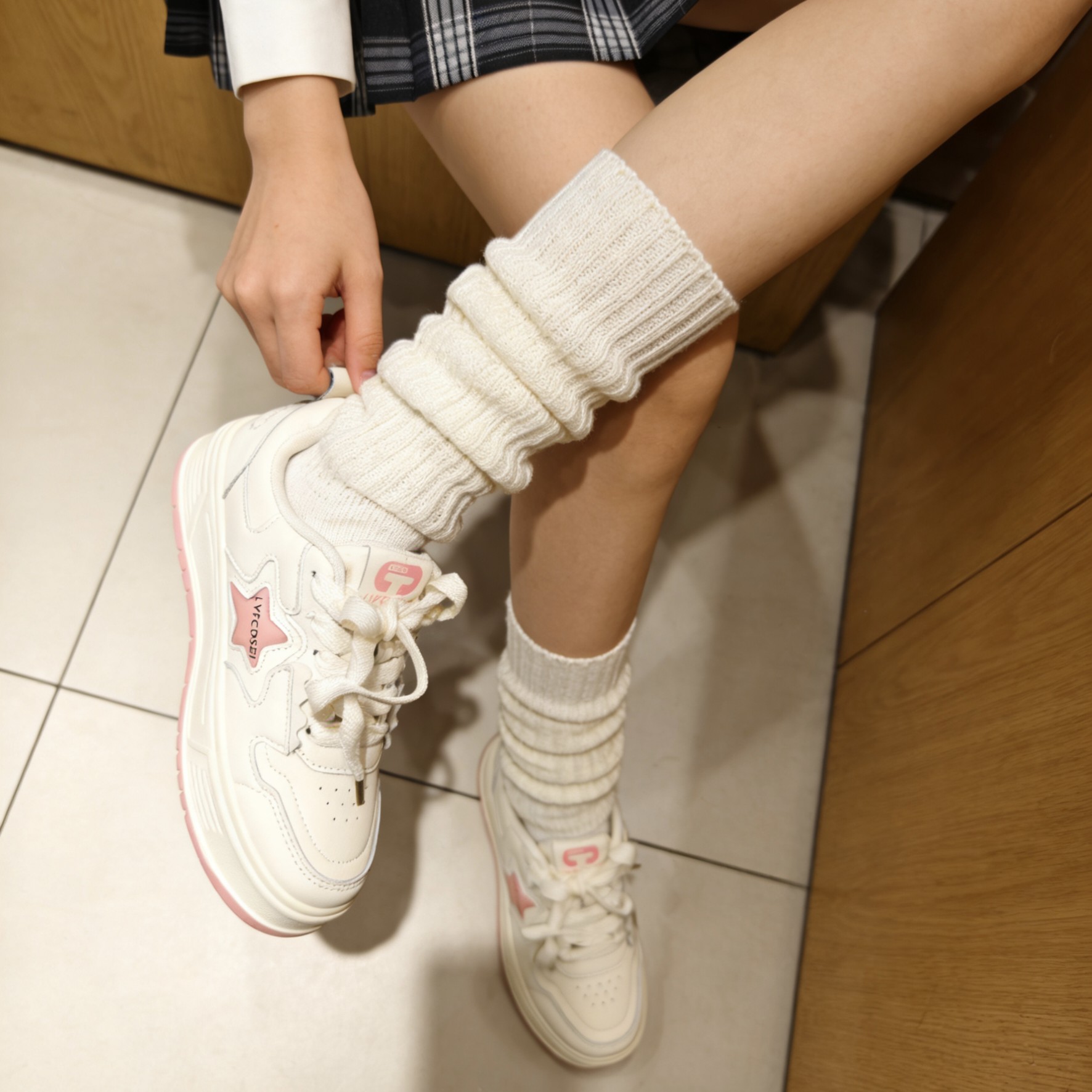 F661潮韩版小白鞋女新款透气学生平底板鞋休闲运动鞋女款