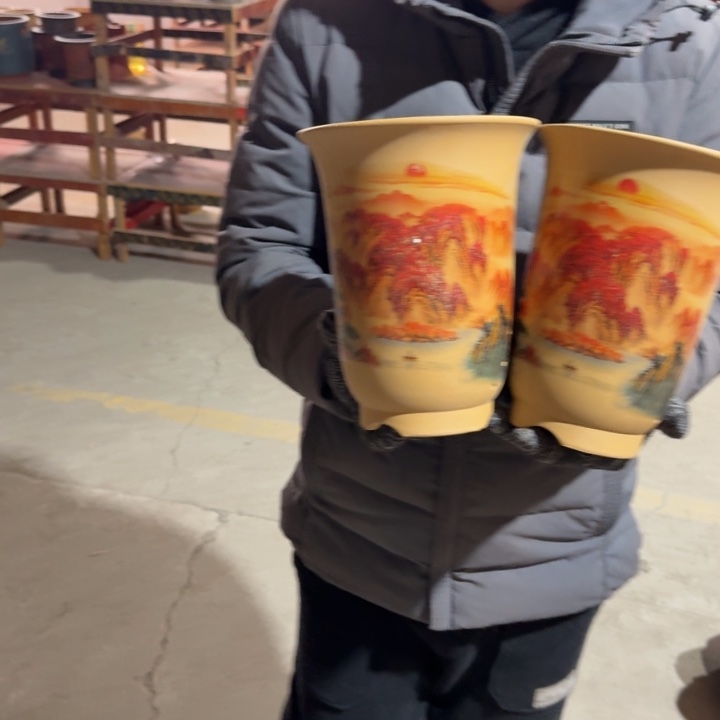 紫砂花盆破损补发