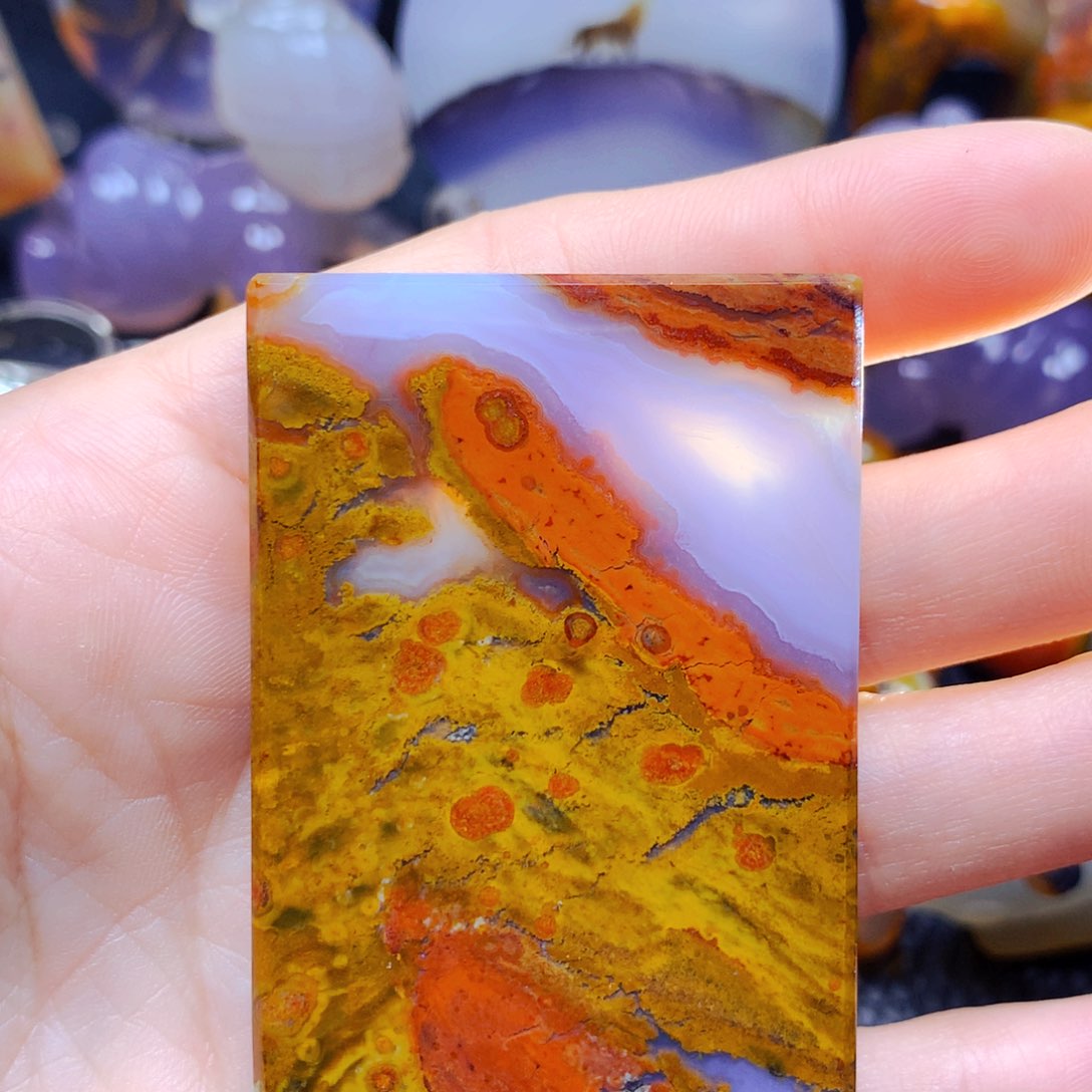 玛瑙/玉髓吊坠22未镶嵌昌*