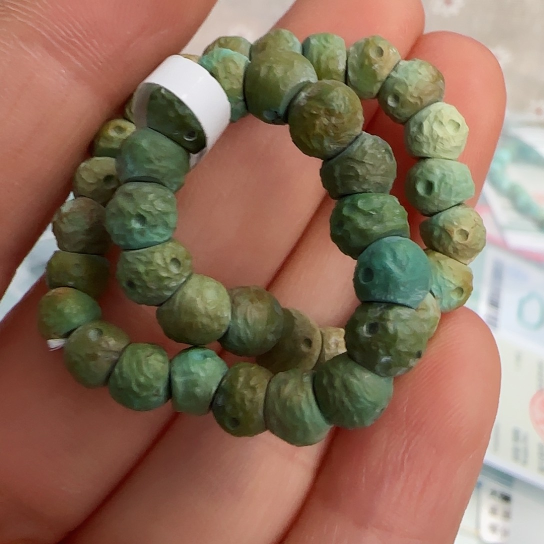 绿松石珠宝半成品未镶嵌