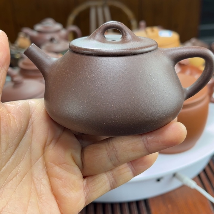 紫砂茶壶紫砂花茶