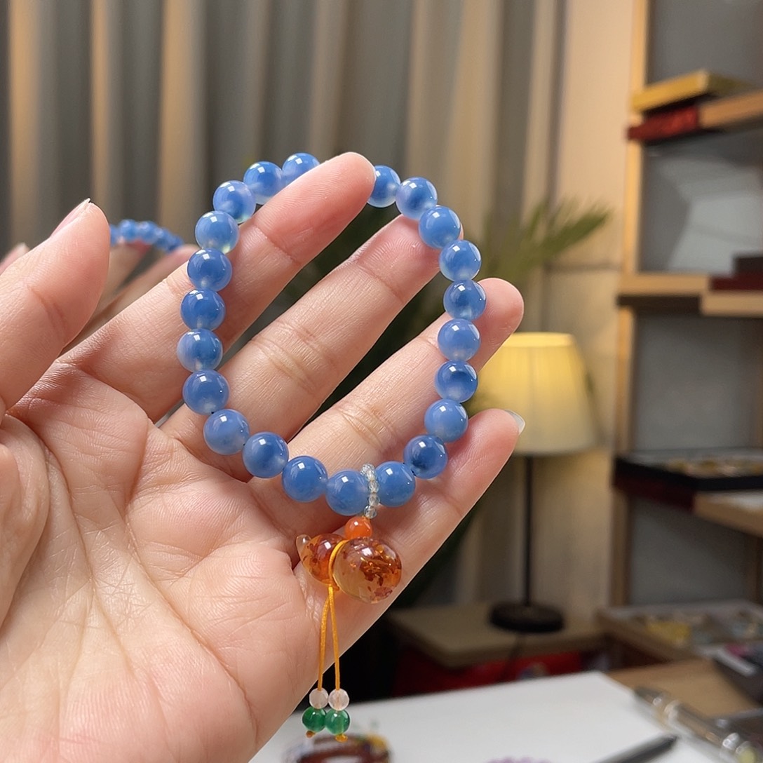 琥珀裸石未镶嵌琥珀手串