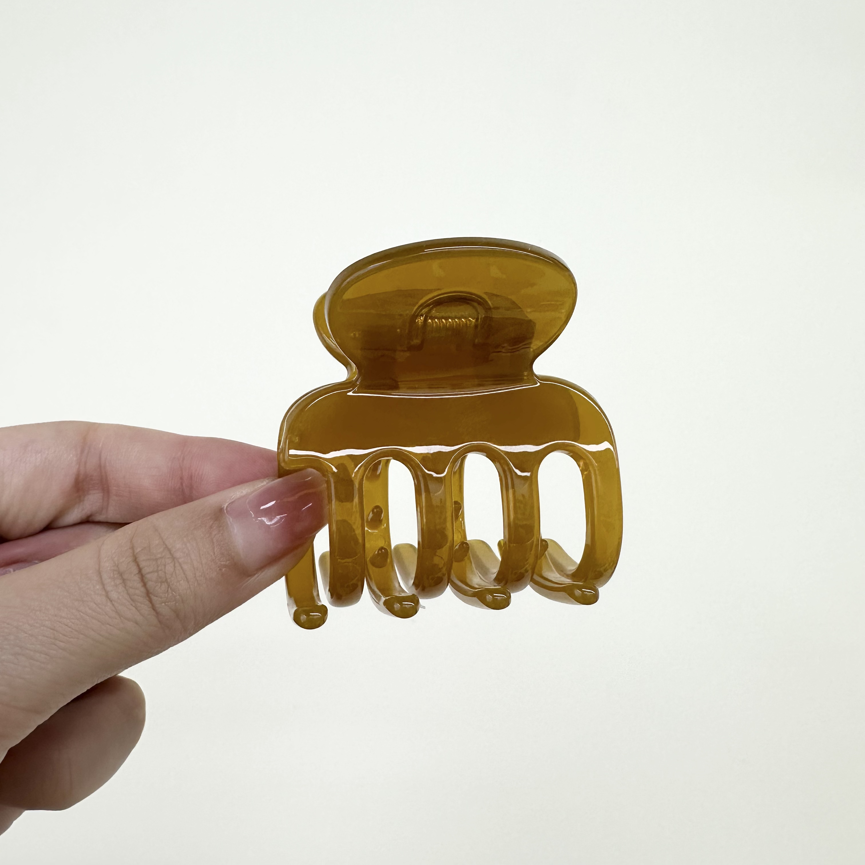 L688夕洛小铲子5cm女抓夹日韩原创设计发夹发卡大抓夹可爱