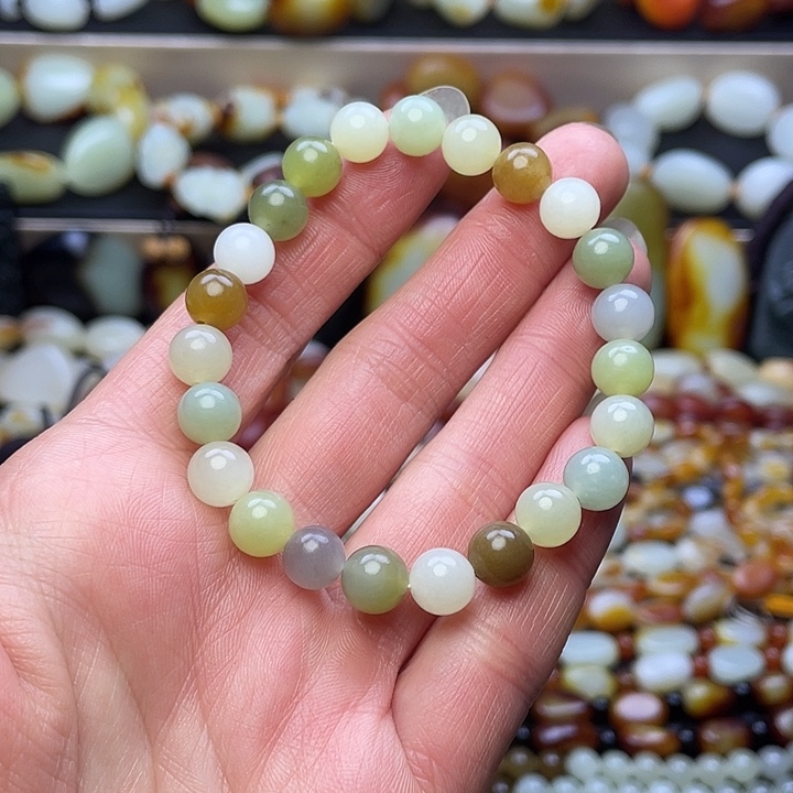 和田玉未镶嵌手串