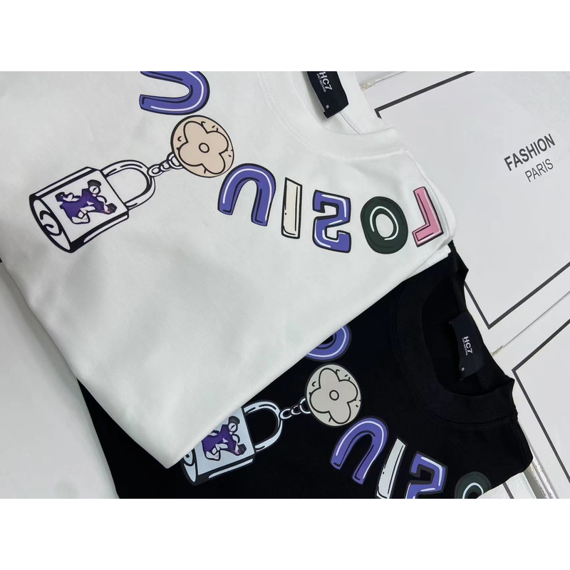 【62号链接】*彩色锁扣* 夏季重磅潮牌彩色锁扣宽松T恤275