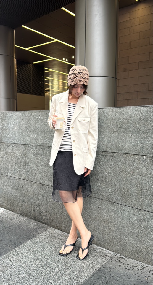 【Miss Li】Simple韩系复古时尚简约小外套