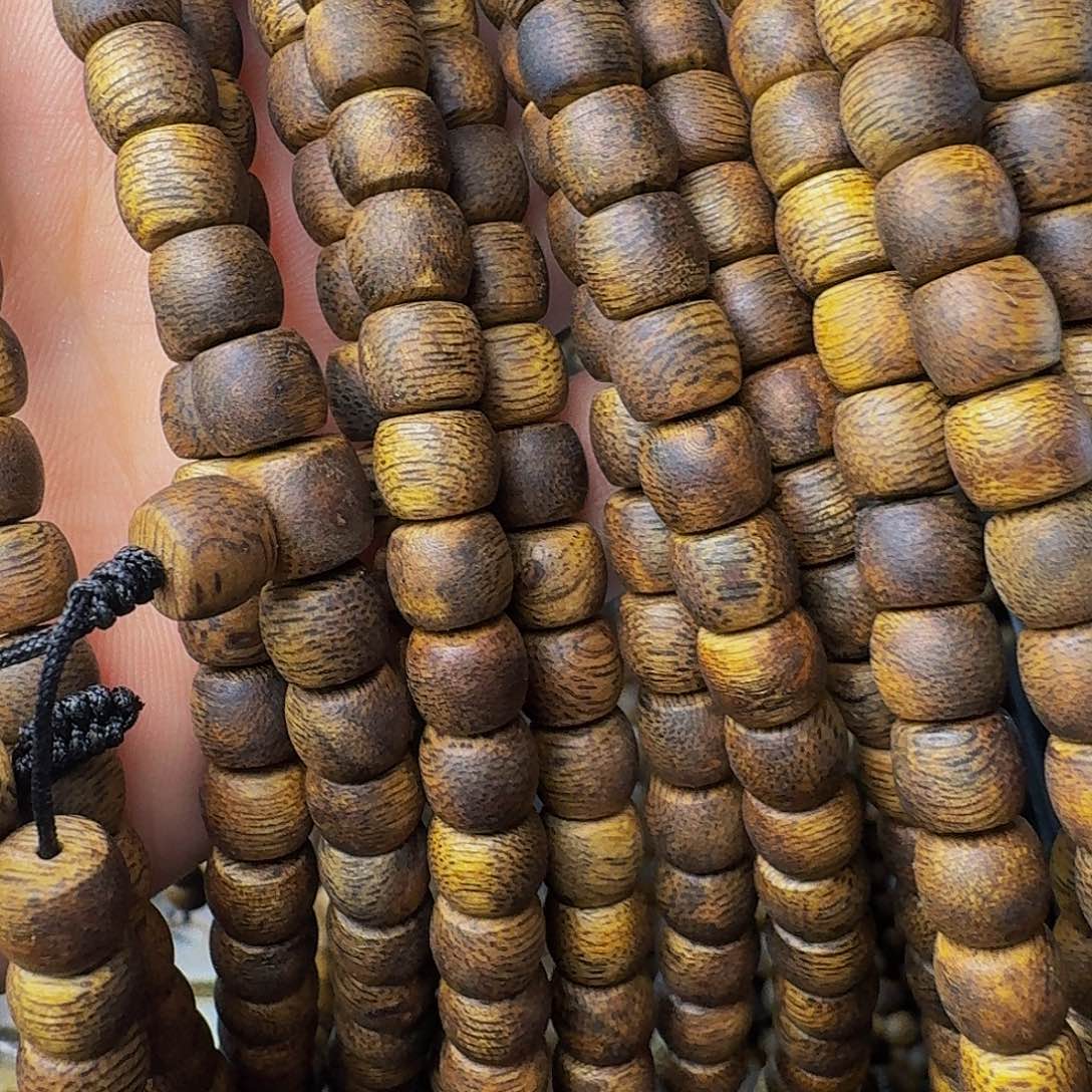 沉香手串陆河老型鼓珠卡七多样性发一