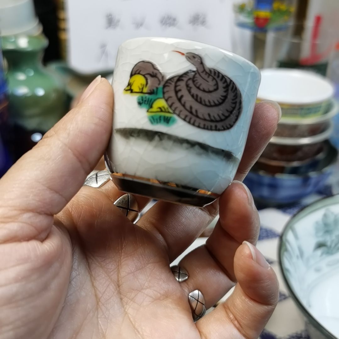 紫砂茶案陶瓷杯子碟子小碗