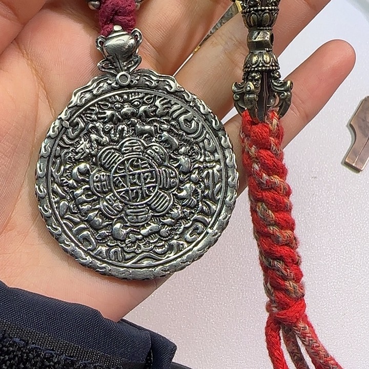 贡***宗核桃手串/手链藏传工艺品九宫八卦