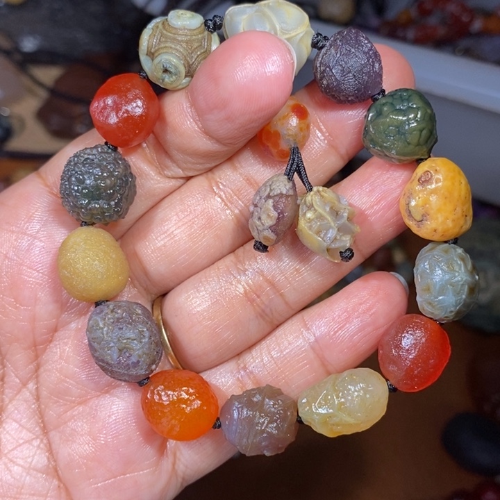 玛瑙/玉髓珠宝半成品未镶嵌