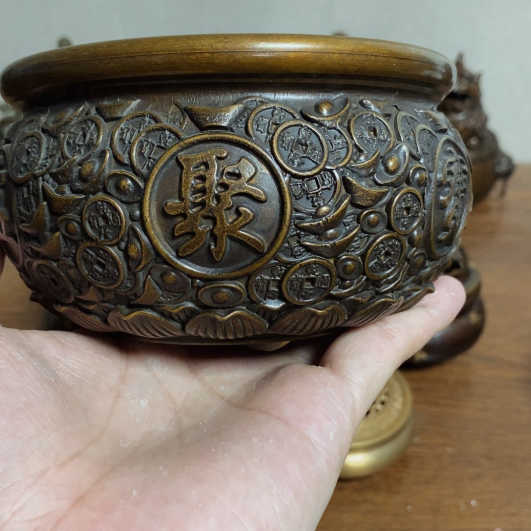 铜盛世铜炉铜器香炉工艺品