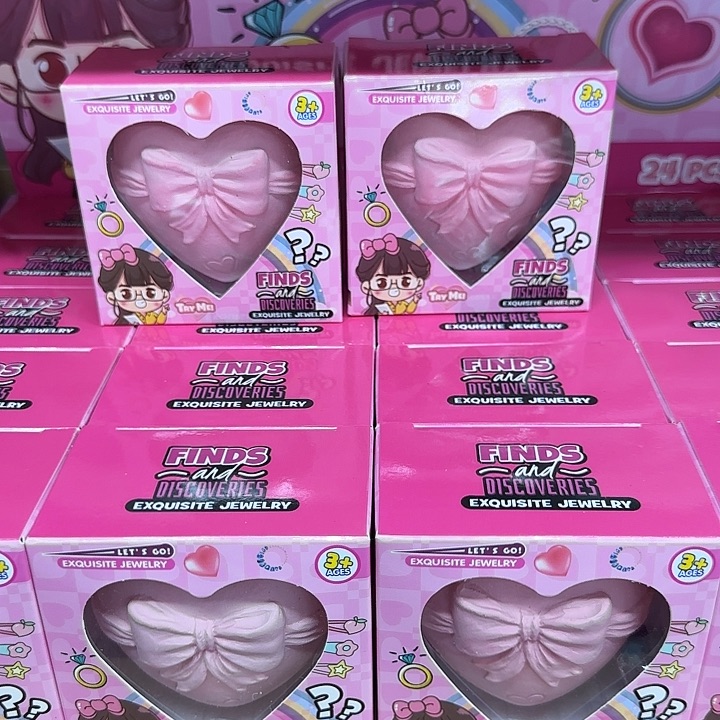 粉色爱心泥土发一个