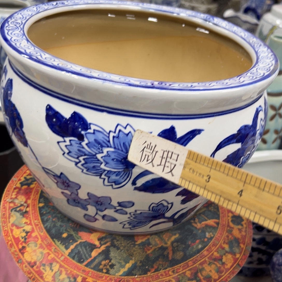 瓷片底部有孔微瑕青花瓷器值得购买