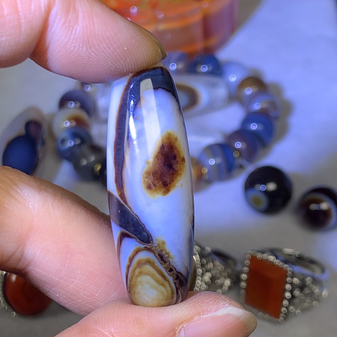 玛瑙/玉髓未镶嵌颈饰