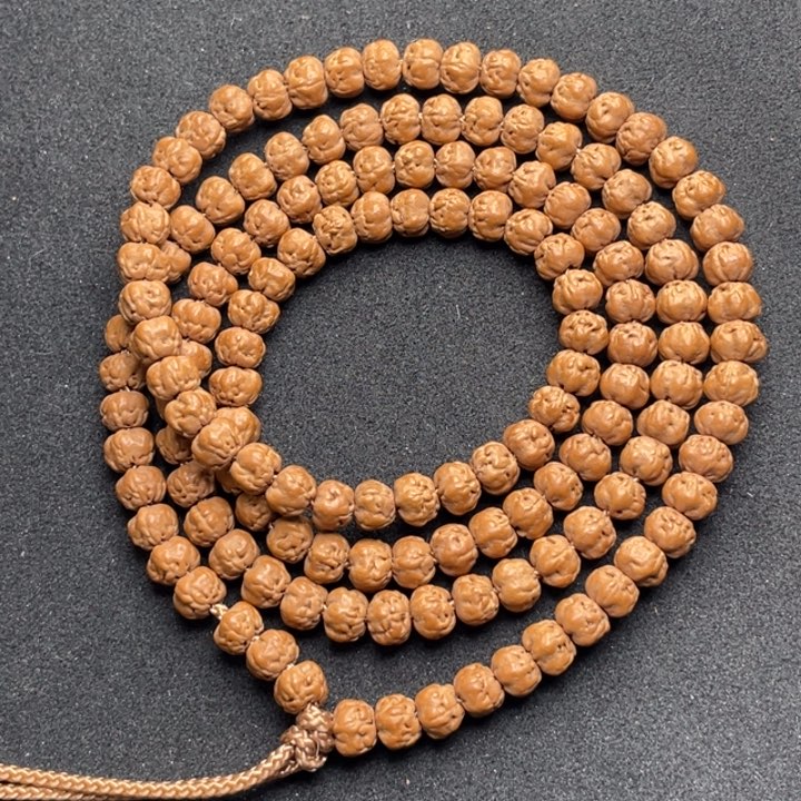 金刚菩提吊坠L定制收藏原装佛手108尺寸5.5