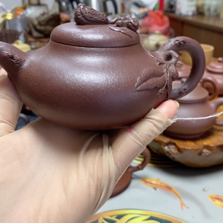 茶壶紫砂微瑕处理价慎拍拍下不退