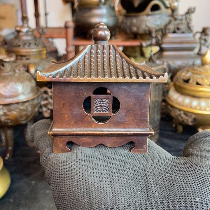 铜器工艺品摆件香炉摆件