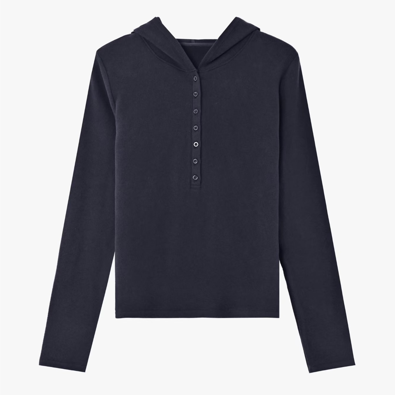 【亨利领连帽衫】简约百搭连帽打底衫长袖 T恤