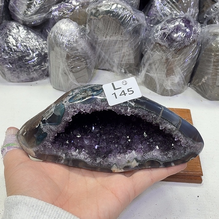 未镶嵌水晶摆件天然紫水晶
