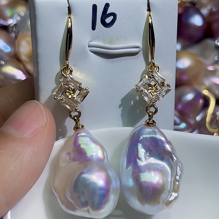 未镶嵌耳饰淡水珍珠