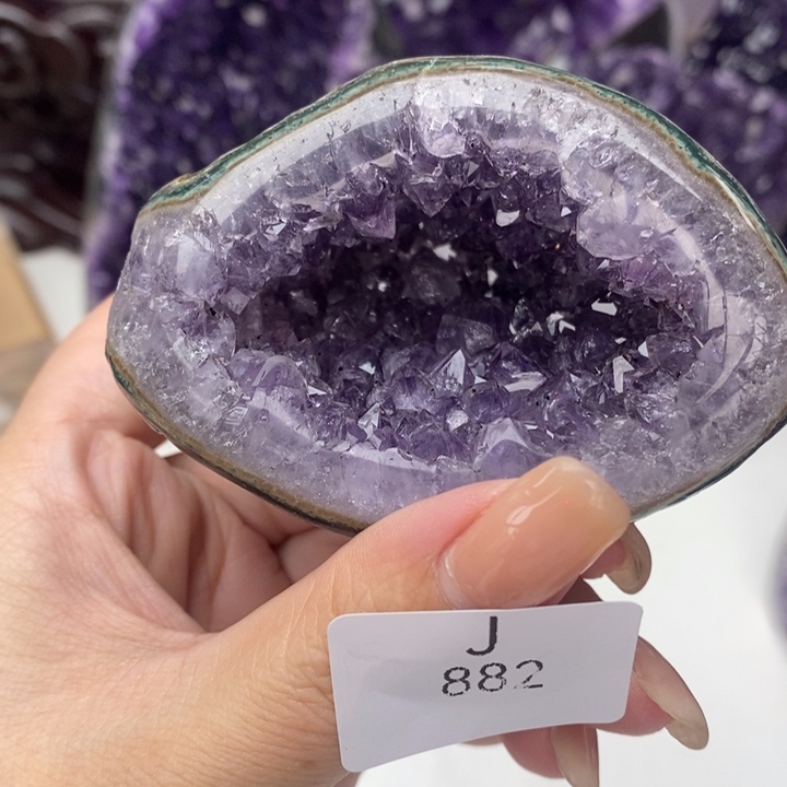 紫晶珠宝半成品未镶嵌