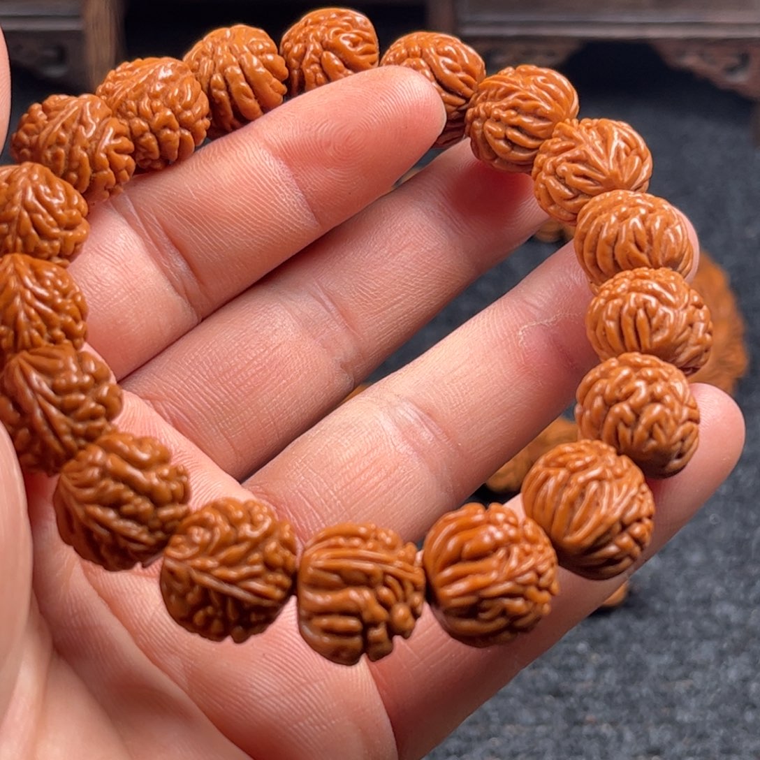 桃核手串6号链接手串